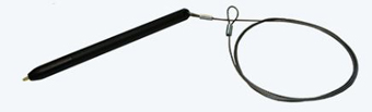 TOPAZ, ACCESSORY, STYLUS PEN WITH BOLTED HD STEEL TETHER AND SCREW CAP